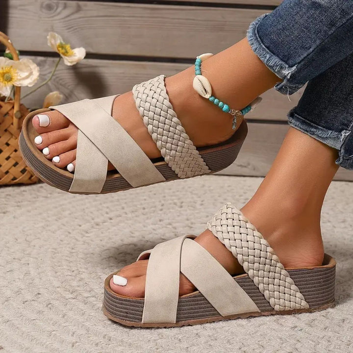 Abigail – Orthopedic Leather Strap Summer Sandals