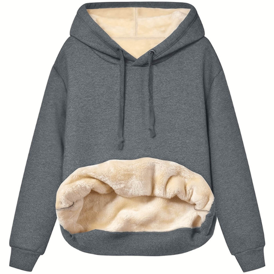 Adeline – Reversible Winter Hoodie Jacket with Fleece Lining
