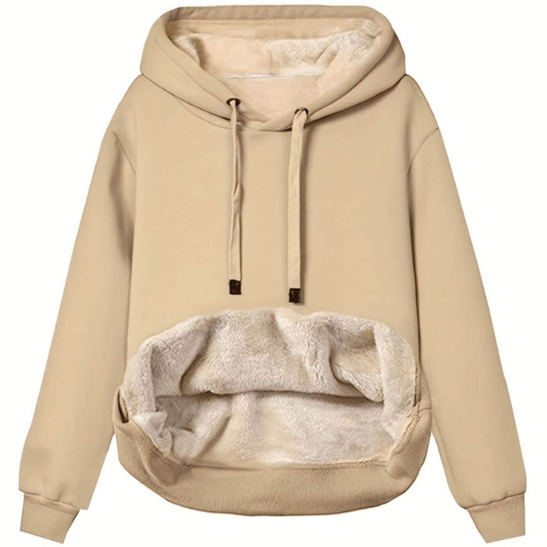 Adeline – Reversible Winter Hoodie Jacket with Fleece Lining