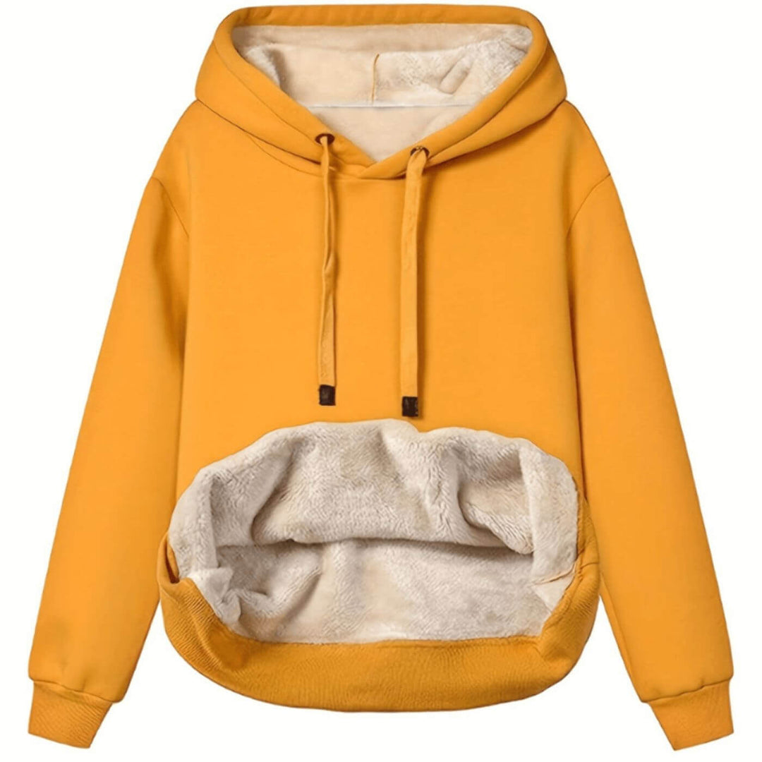 Adeline – Reversible Winter Hoodie Jacket with Fleece Lining