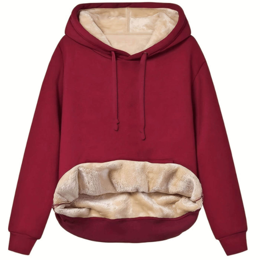 Adeline – Reversible Winter Hoodie Jacket with Fleece Lining