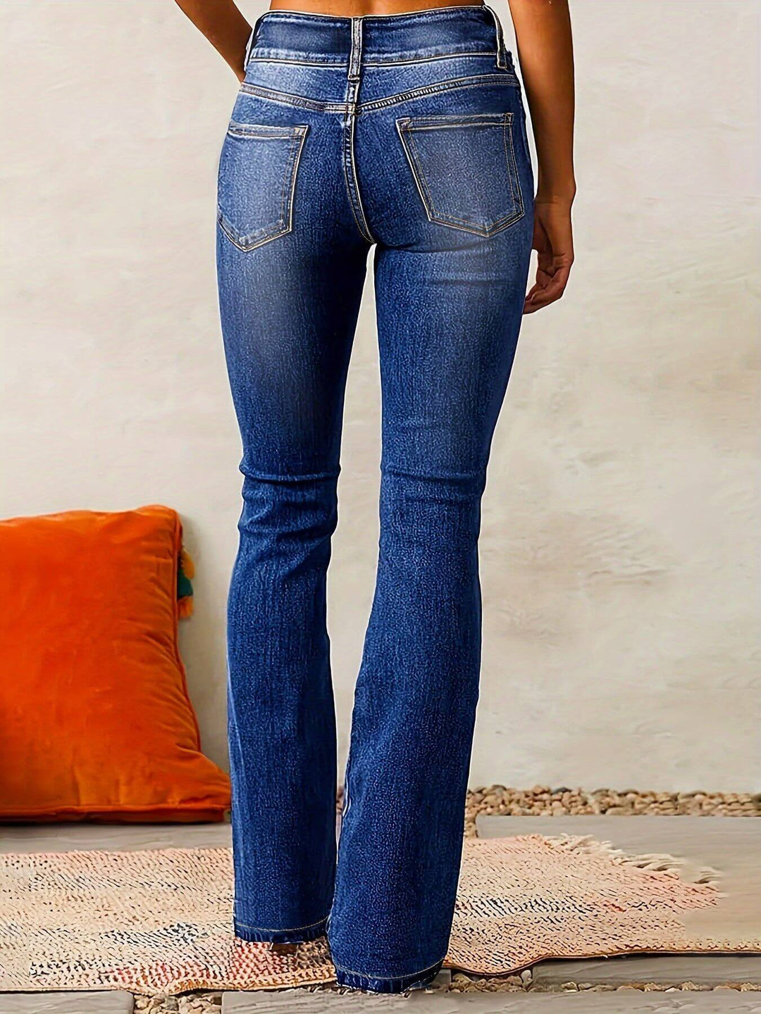 Alessia - Retro High Waist Flared Jeans