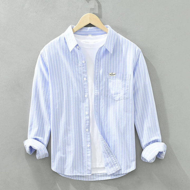 Alfonso – Premium Striped Long Sleeve Shirt