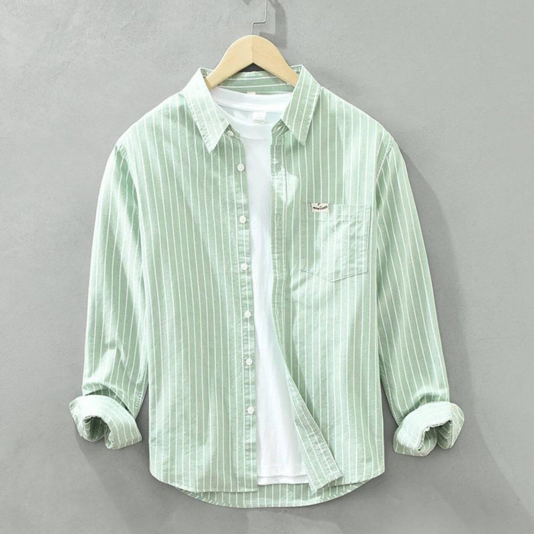 Alfonso – Premium Striped Long Sleeve Shirt