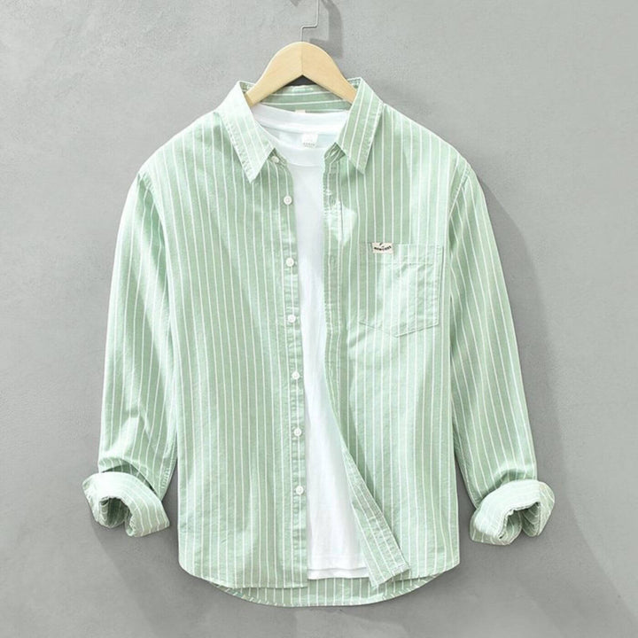 Alfonso – Premium Striped Long Sleeve Shirt