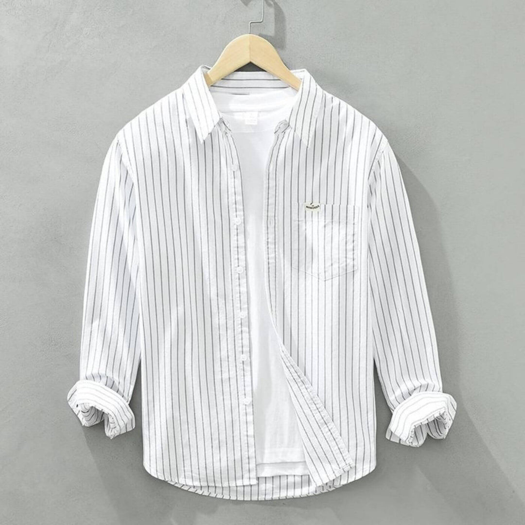Alfonso – Premium Striped Long Sleeve Shirt