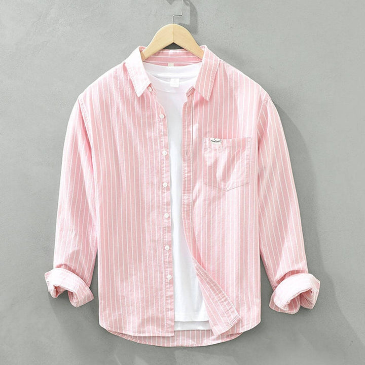 Alfonso – Premium Striped Long Sleeve Shirt