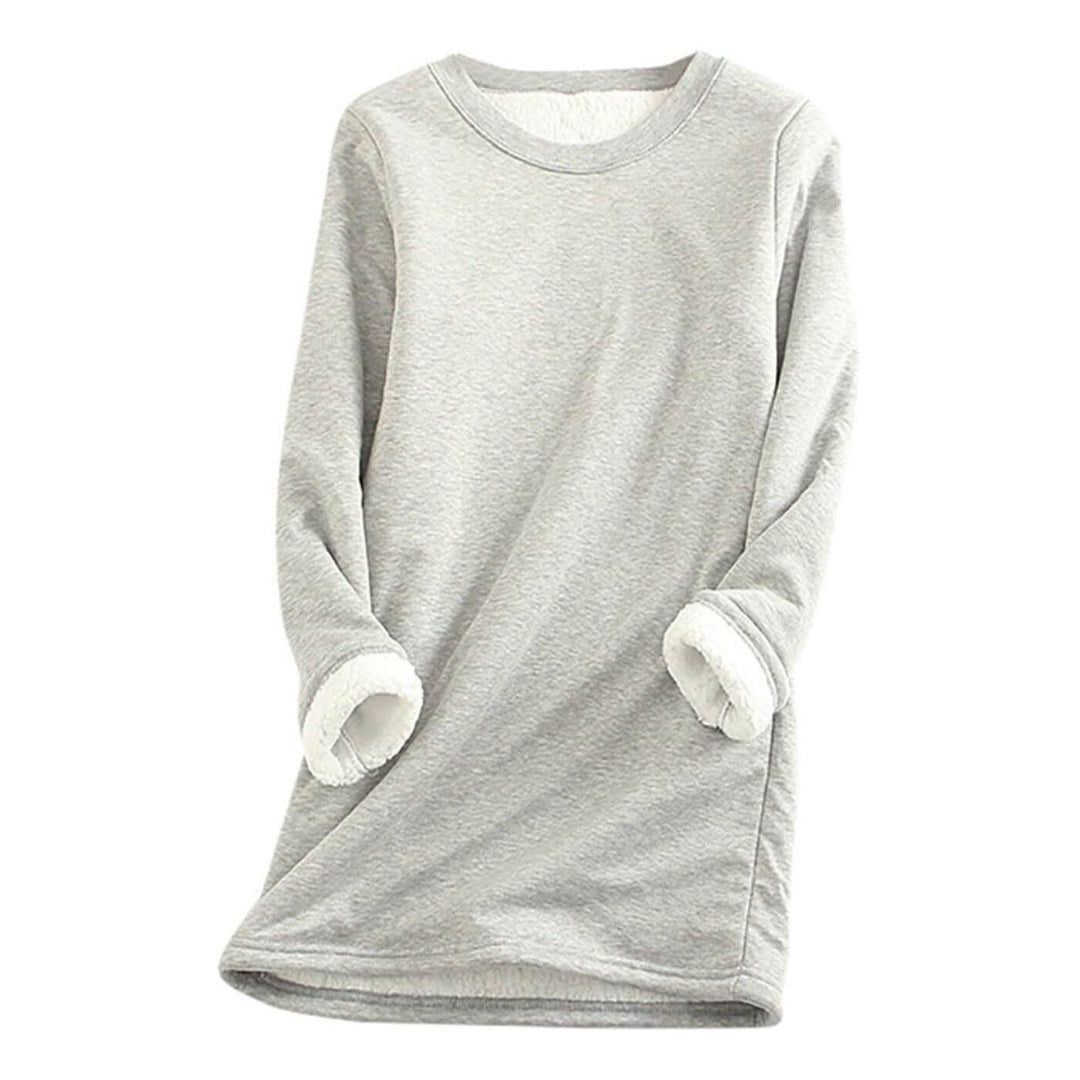 Alice - Comfortable Winter Fleece Lined Sweater