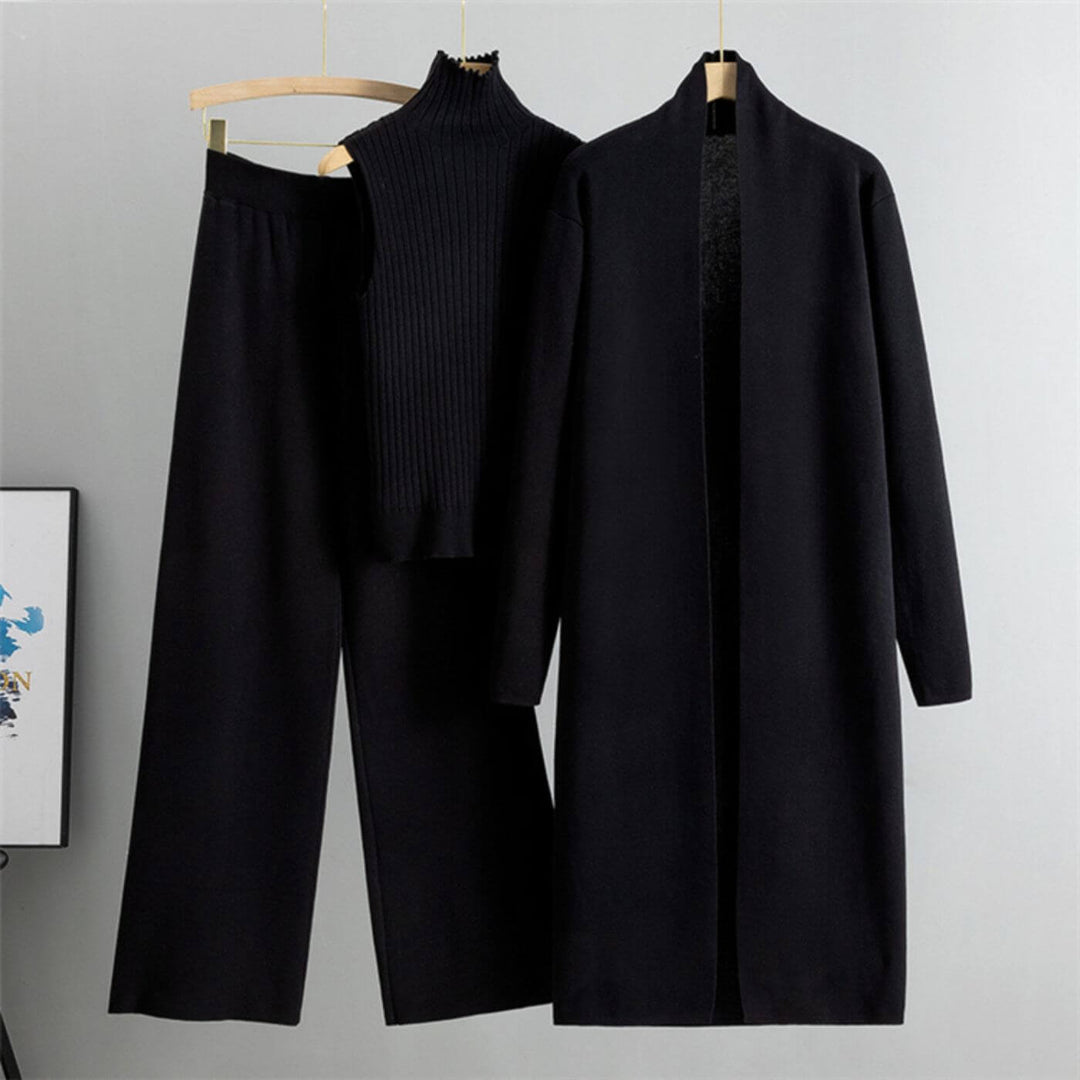 Alison – Minimalist 3 Piece Knit Set