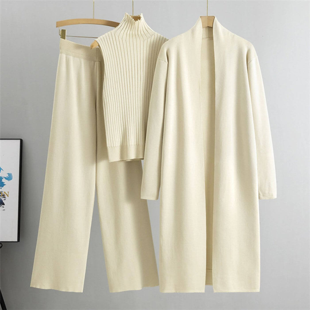 Alison – Minimalist 3 Piece Knit Set