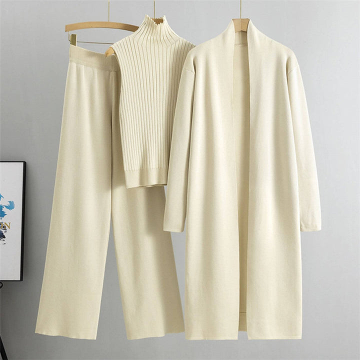 Alison – Minimalist 3 Piece Knit Set