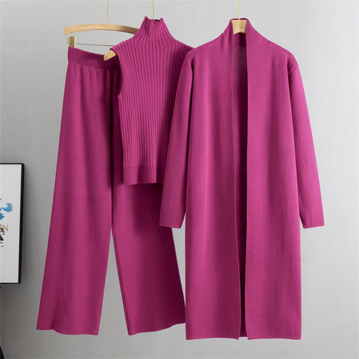 Alison – Minimalist 3 Piece Knit Set