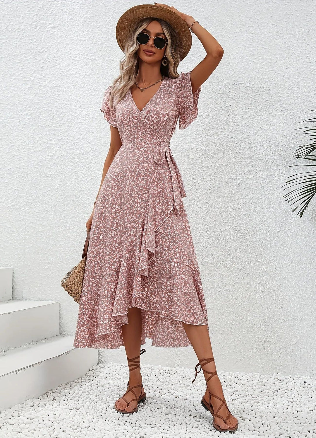 Alyssa – Elegant Floral Summer Dress