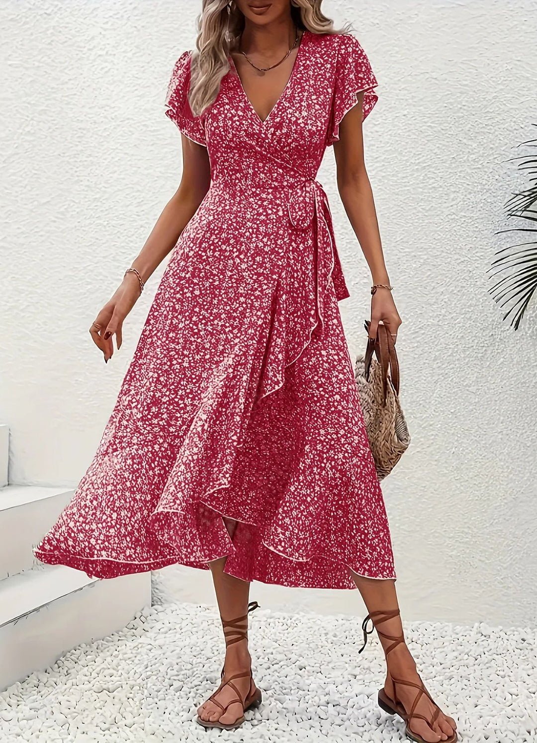 Alyssa – Elegant Floral Summer Dress