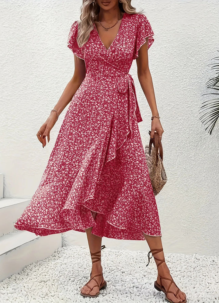 Alyssa – Elegant Floral Summer Dress