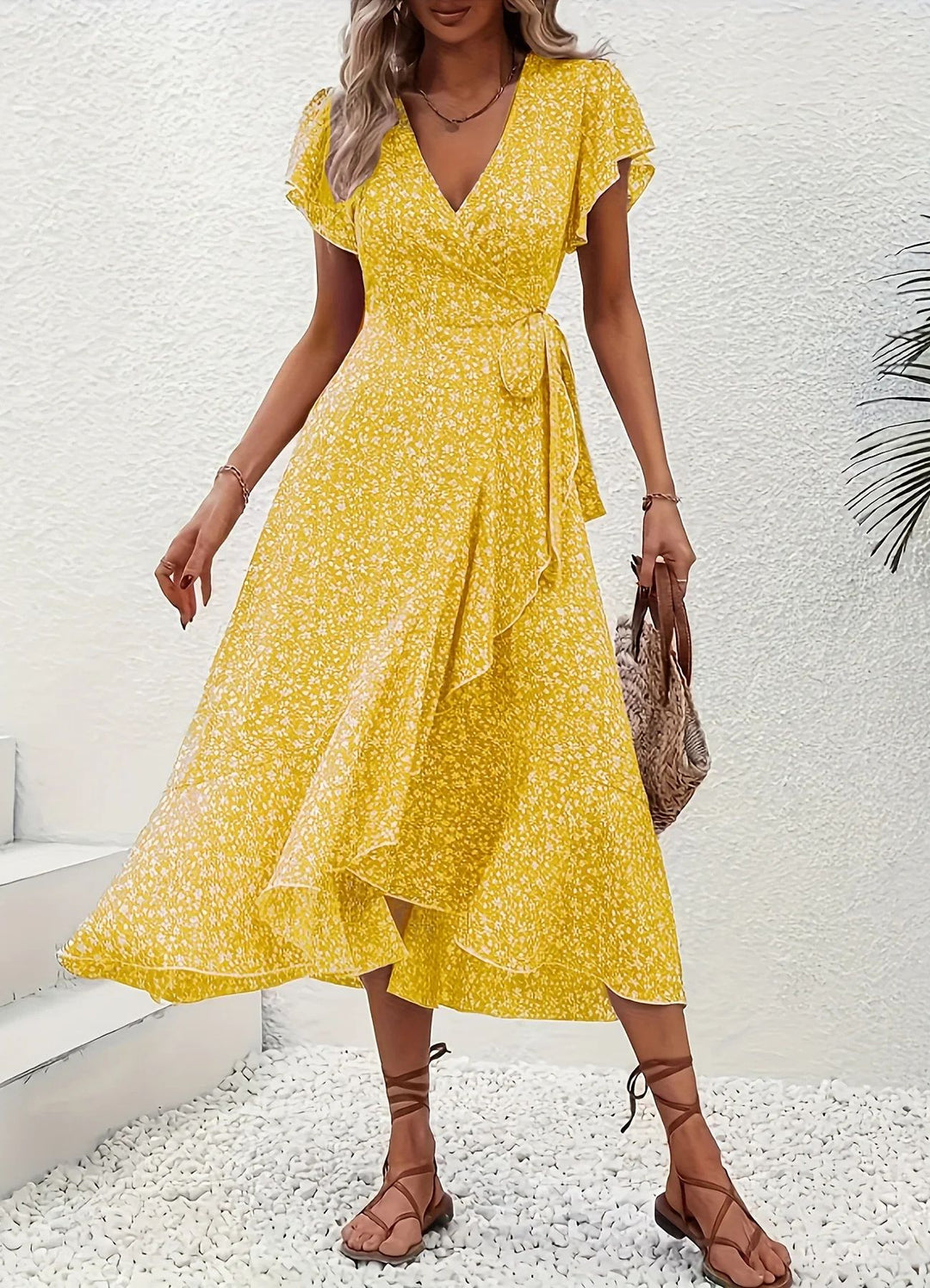 Alyssa – Elegant Floral Summer Dress