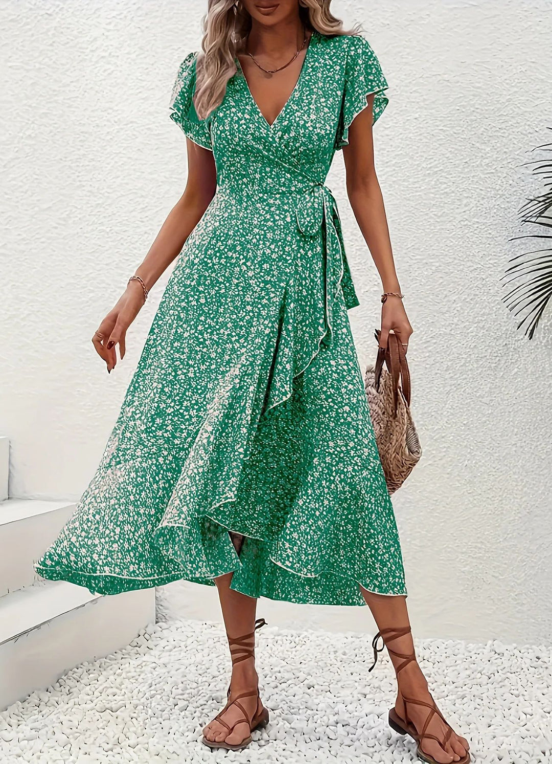 Alyssa – Elegant Floral Summer Dress