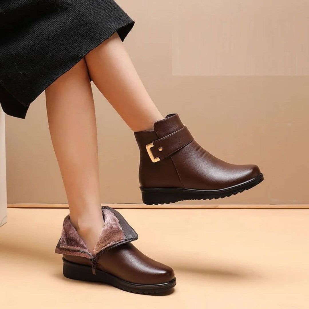 Amber - Anti-Slip Fleece Lined Winter Snow Boots