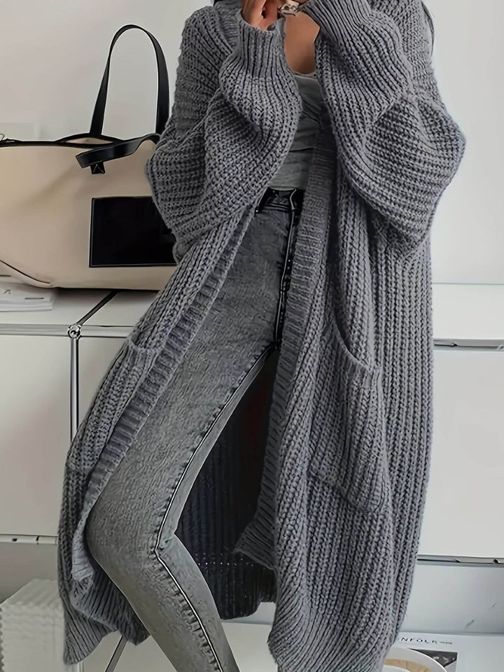 Amelia - Warm Knitted Long Cardigan