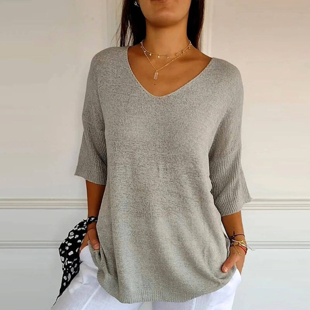 Andrea – Stylish Soft Knit Shirt