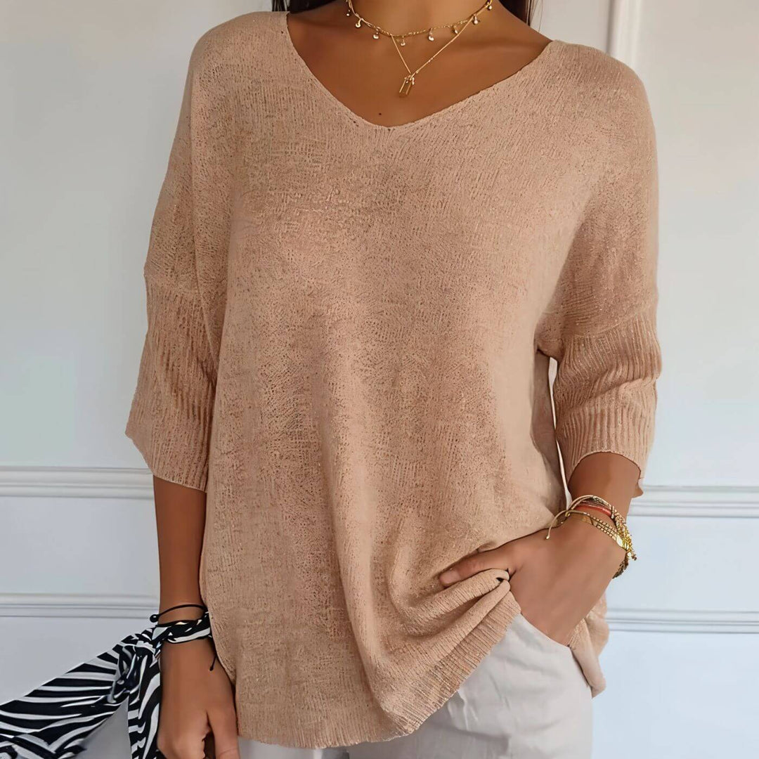 Andrea – Stylish Soft Knit Shirt