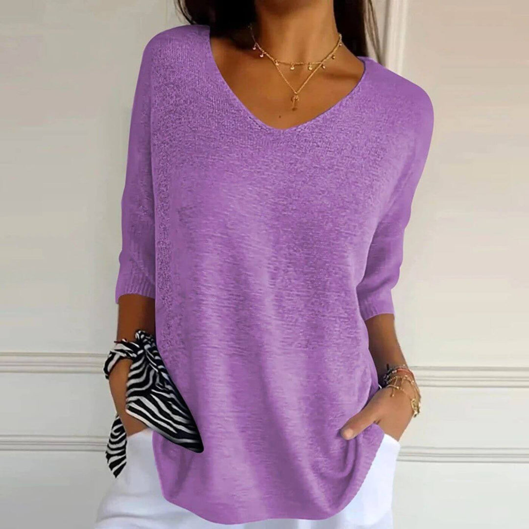 Andrea – Stylish Soft Knit Shirt
