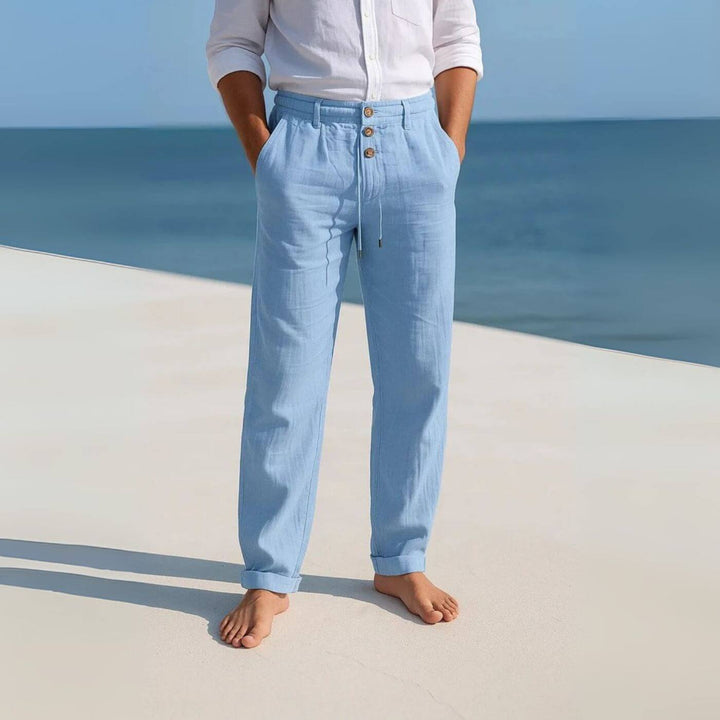 Anthony – Breathable Relaxed Fit Linen Trousers