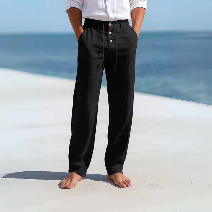 Anthony – Breathable Relaxed Fit Linen Trousers