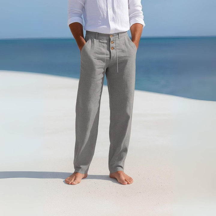 Anthony – Breathable Relaxed Fit Linen Trousers