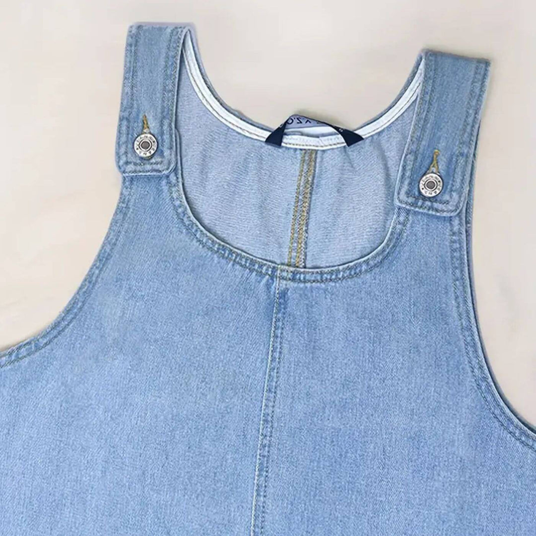 Arielle – Comfortable Sleeveless Denim Dress