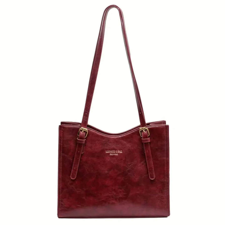 Avery – Bunny Charm Vintage Leather Shoulder Bag