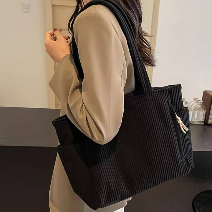 Ayla - Stylish Corduroy Tote Bag
