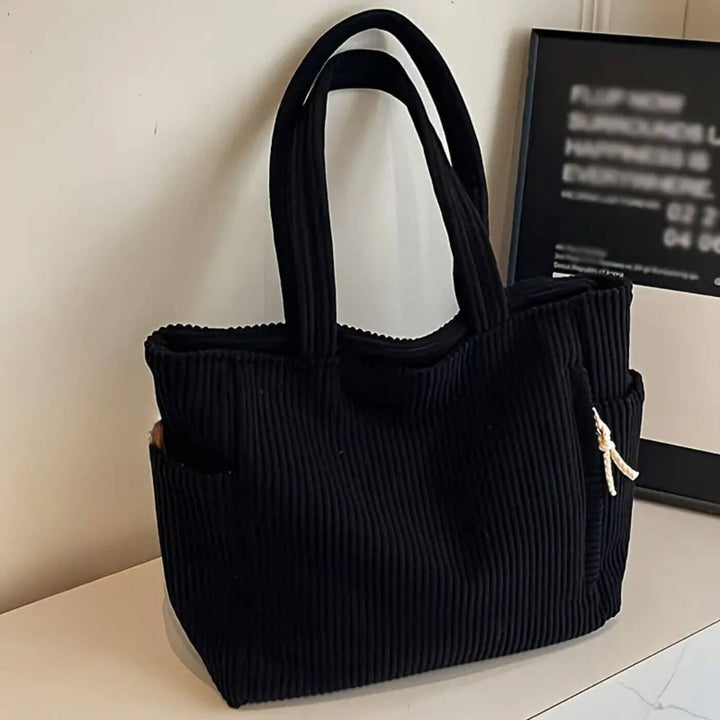 Ayla - Stylish Corduroy Tote Bag