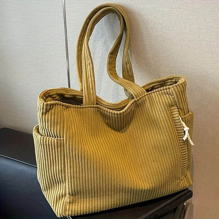 Ayla - Stylish Corduroy Tote Bag