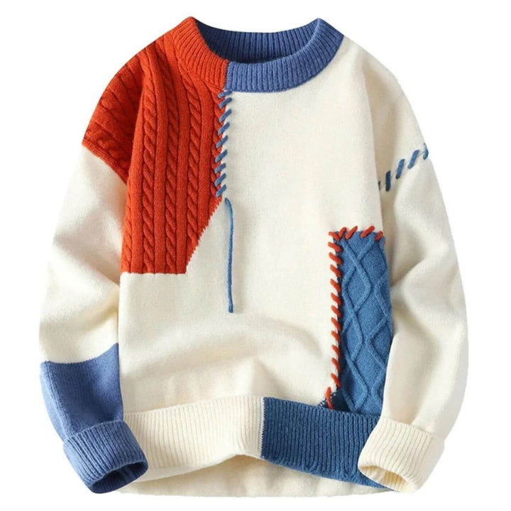 Benjamin - Stylish Patchwork Comfort Sweater