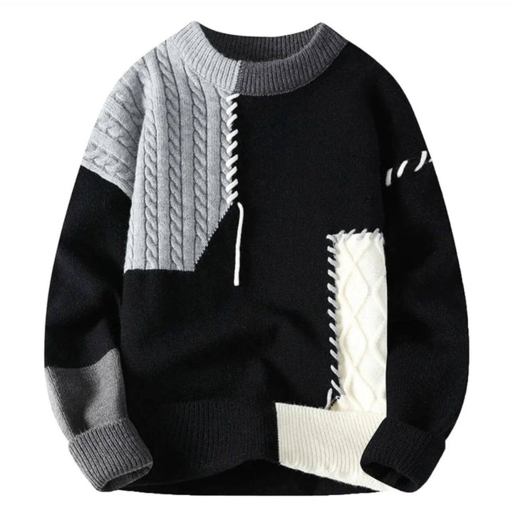 Benjamin - Stylish Patchwork Comfort Sweater