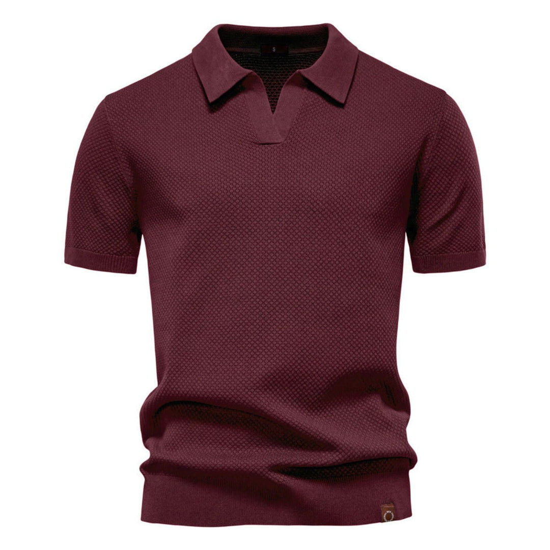 Brandon – Premium V-Neck Polo Shirt