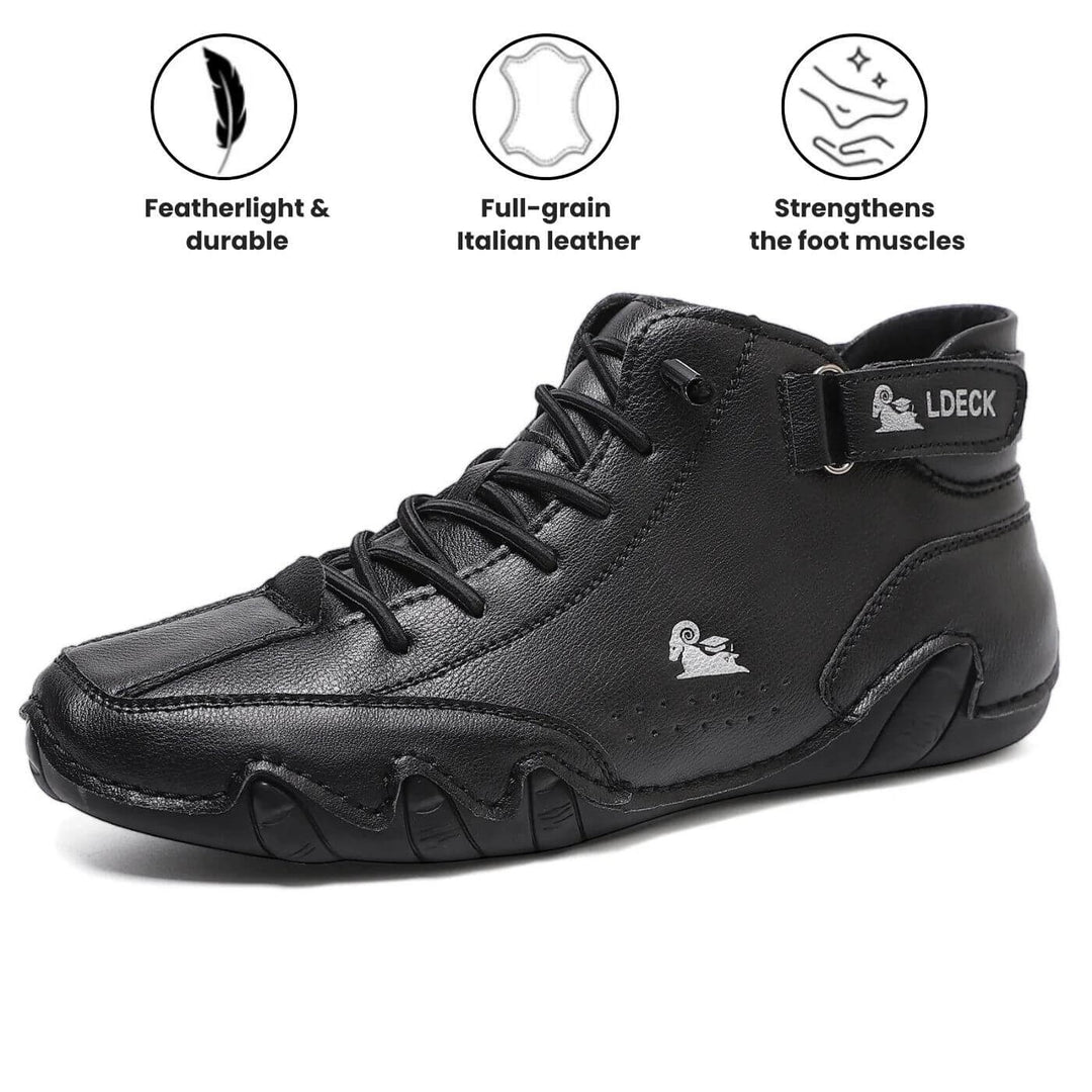 Brent – Premium Leather Orthopedic Barefoot Shoes