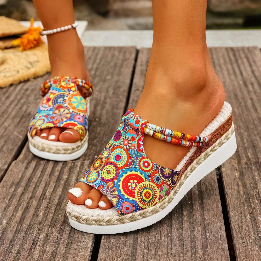 Brianna - Multicolor Orthopedic Wedge Sandals