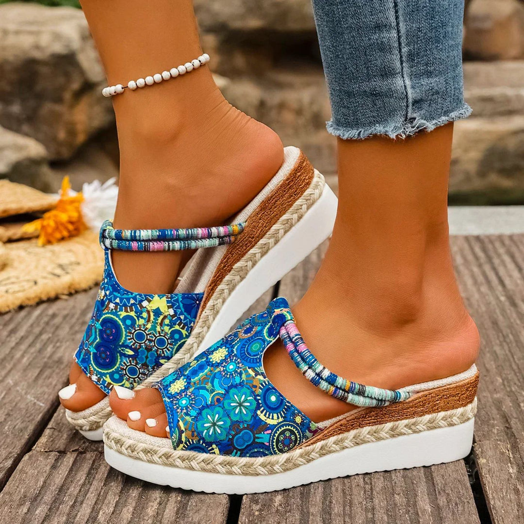 Brianna - Multicolor Orthopedic Wedge Sandals