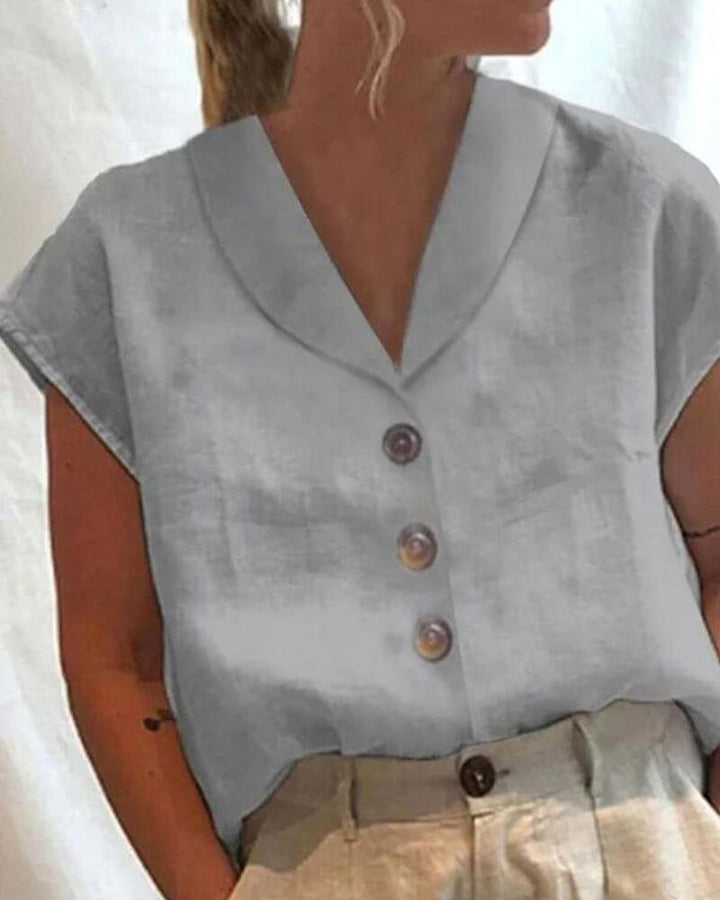 Brittany - Comfortable Collar Blouse