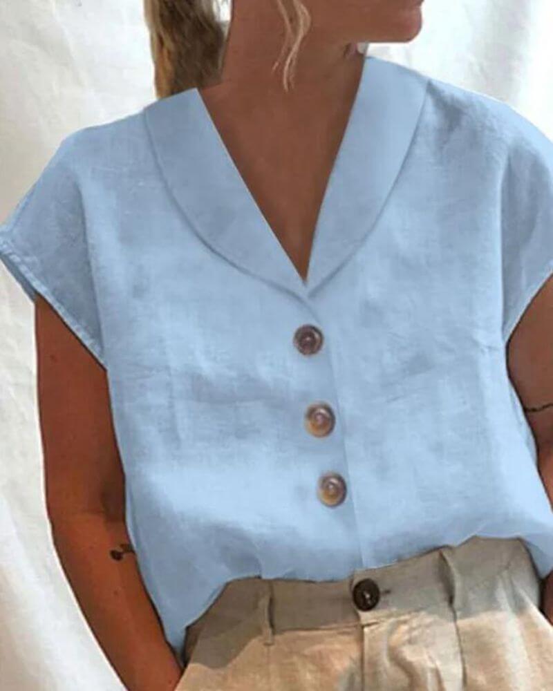 Brittany - Comfortable Collar Blouse