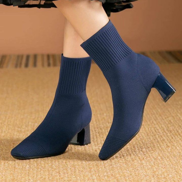 Chelsea - Elegant Knitted Ankle Boots