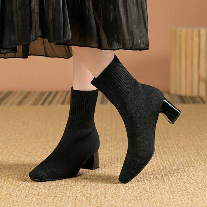 Chelsea - Elegant Knitted Ankle Boots