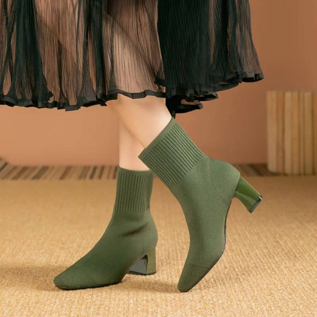 Chelsea - Elegant Knitted Ankle Boots