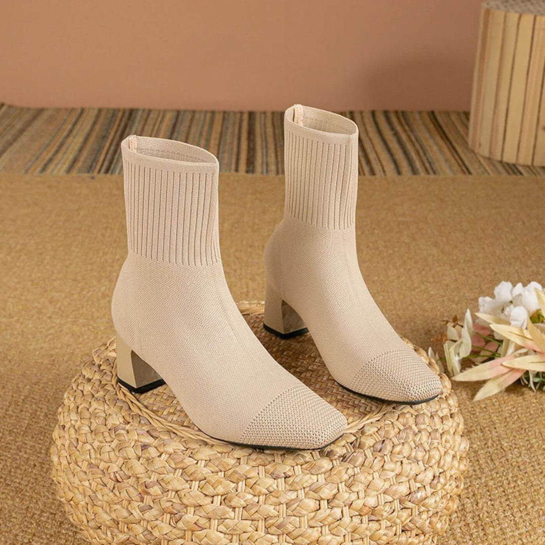 Chelsea - Elegant Knitted Ankle Boots