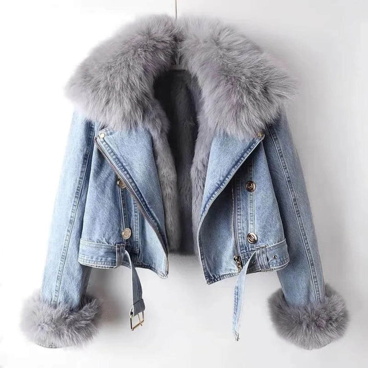 Chloe - Stylish Winter Denim Jacket