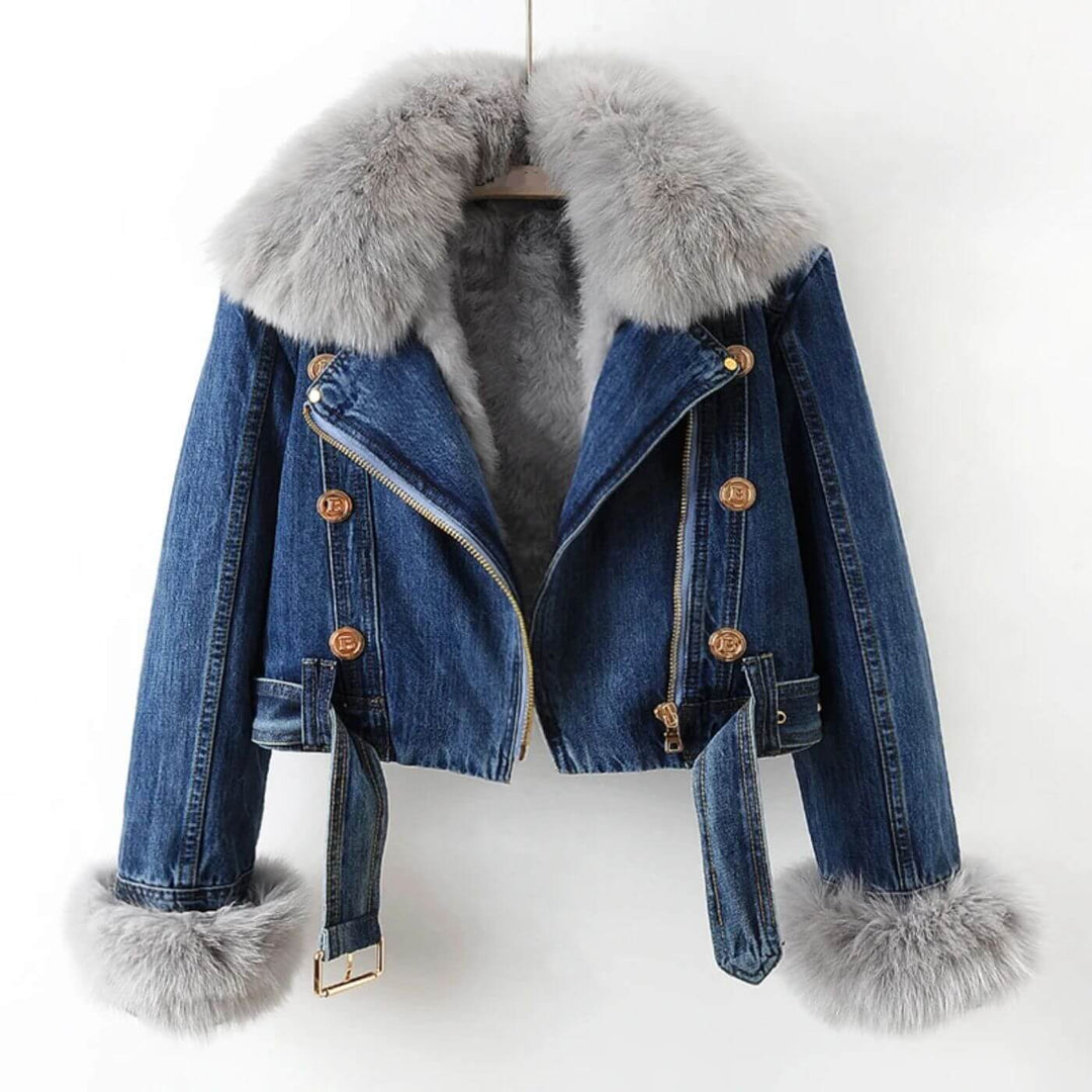 Chloe - Stylish Winter Denim Jacket