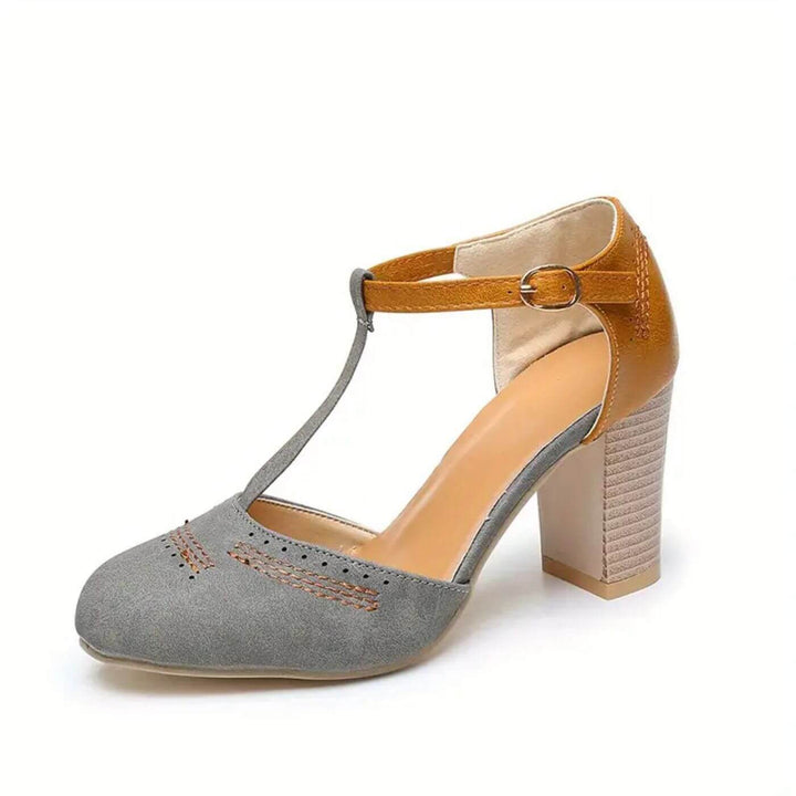 Clarice – Elegant Block Heel Orthopedic Sandals