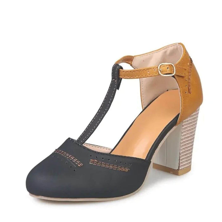 Clarice – Elegant Block Heel Orthopedic Sandals
